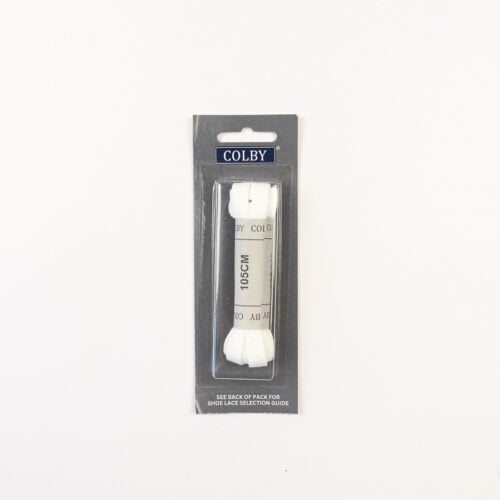 Colby - 105cm White Flat Lace