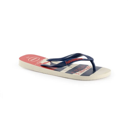 Havaianas - Top Nautical-6121 Beige Straw/blue/ruby Red
